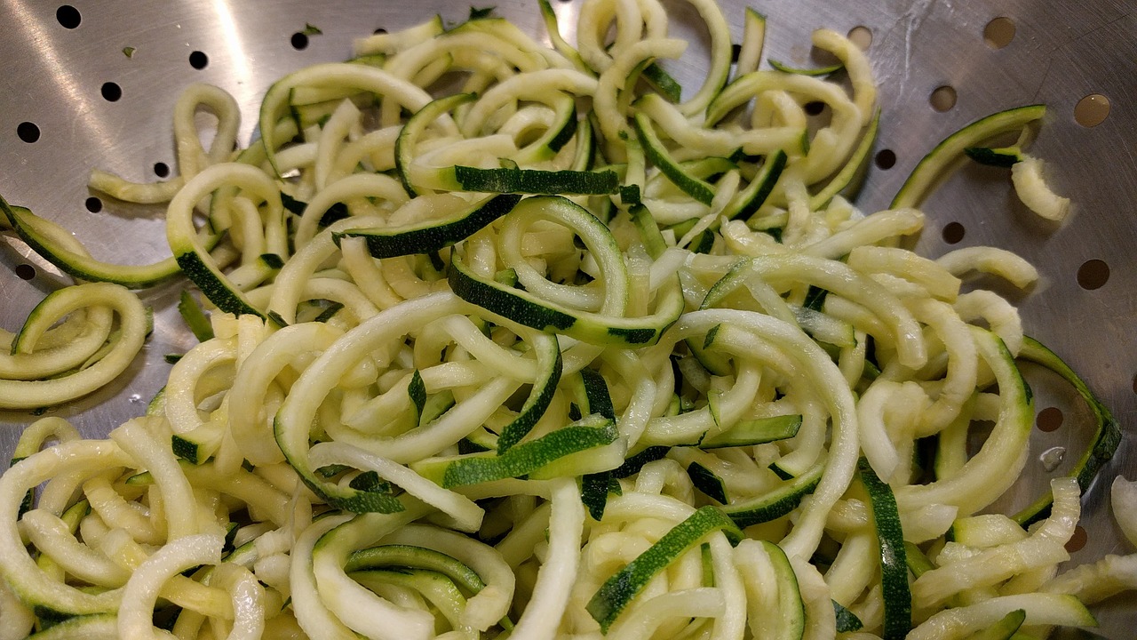 Zoodles oder Gemüse-Pasta